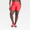 Women's Effortless Support High-Rise Pocketed Bike Shorts 6" - All In Motion™ - 3 of 4