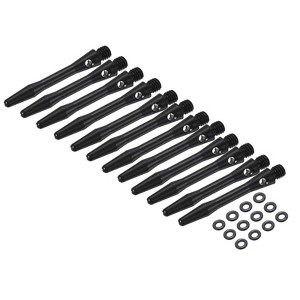 Unique Bargains 2BA Thread Aluminum Dart Shafts with Rubber Rings for Steel Tip 12 Pcs - 1 of 4
