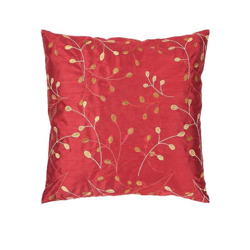 Mark & Day Stavelot Traditional Bright Red Throw Pillow, 1 of 3