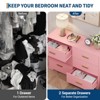 Chest of Drawers with 6 Drawers, Modern Drawer Dresser Durable Structure with Deep Drawers,Anti-Tipping Device for Home,Office, Living Room - 4 of 4