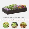 48" x 24" Raised Garden Bed Kit, Divisible Planting Box DIY Garden Elevated Planter for Outdoor & Indoor Backyard Imitating Grain - 4 of 4
