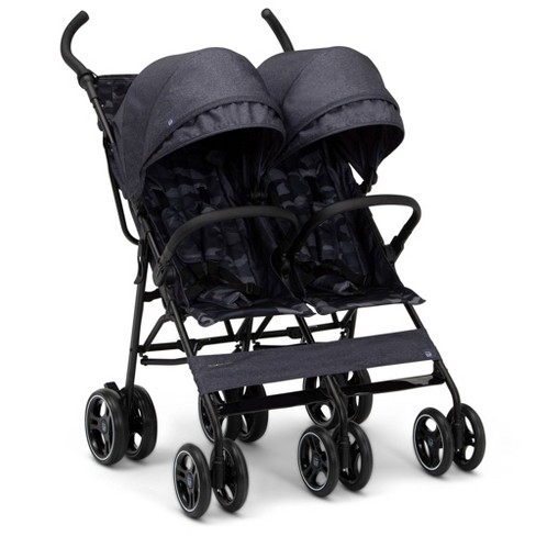 lounge Person med ansvar for sportsspil fordel Babygap By Delta Children Classic Double Stroller - Black Camo : Target