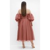 Women's Plus Size Taliyah Dress - rose quartz | CITY CHIC - 3 of 4