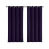 GoodGram 2 Pack Hotel Thermal Grommet 100% Blackout Window Curtain Panels - 2 of 3