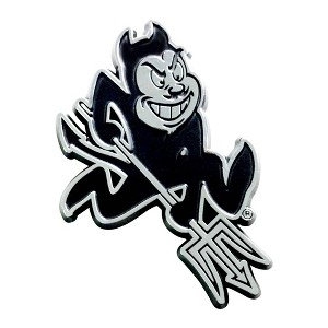 NCAA Arizona State Sun Devils University 3D Chrome Metal Emblem - 1 of 3