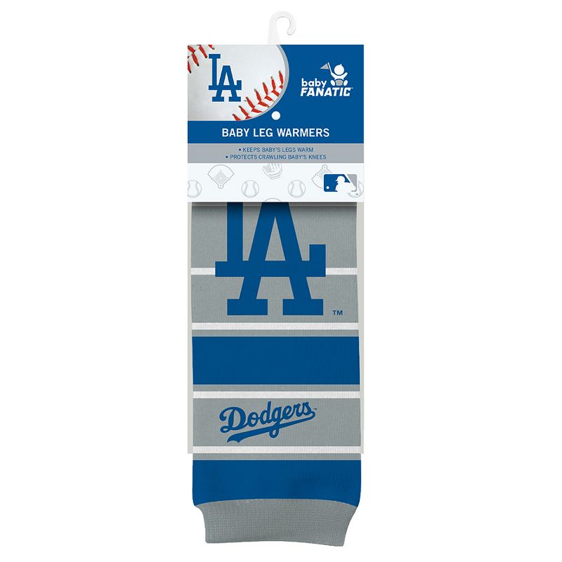 Baby Fanatic Officially Licensed Toddler & Baby Unisex Crawler Leg Warmers - MLB Los Angeles Dodgers, 1 of 7