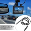 Unique Bargains Car 4 Pin Backup Camera Extension Cable Black - 2 of 4