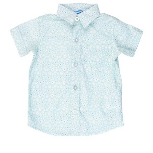 RuffleButts Toddler Short Sleeve Button Down Shirt - 1 of 4