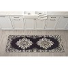 World Rug Gallery Distressed Medallion Cushioned Anti Fatigue Standing Kitchen Mat - 2 of 4