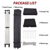 Pop Up Canopy Tent, 10 x 10 Ft Commercial Instant Shade Canopy with Roller Bag, Outdoor Portable Canopy for Events, Parties, Camping - 4 of 4