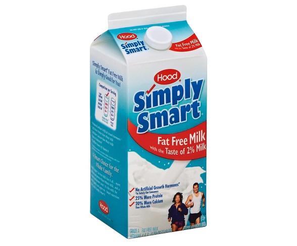 Hood Simply Smart Skim Milk - 0.5gal