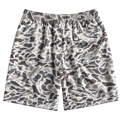 HEAT Swimwear Mens Tie Front Board Short Swim Trunks, Camo Beach, X-Large — фото 3