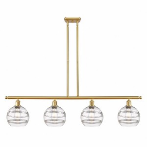 Innovations Lighting Rochester 4 - Light Island Pendant Light in  Satin Gold - 1 of 1