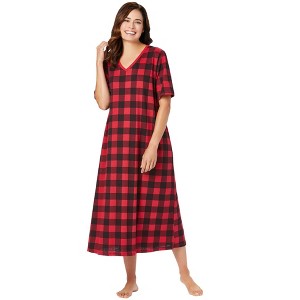 Dreams & Co. Long Print Sleepshirt - 1 of 4