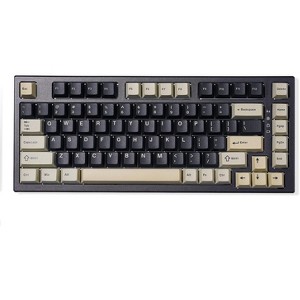 YUNZII YZ75 75% Hot Swappable Wireless Gaming Mechanical Keyboard, RGB Backlights, Dye Sub PBT Keycaps(Gateron G Pro Brown, Black) - 1 of 4