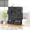 Acekool 15-Drawer Dresser - Space-Saving Storage in Charcoal Black - 3 of 4