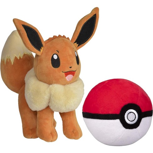 Pokemon Pokeball And 8 Eevee Plush Stuffed Animal Toy Set Of 2 Target