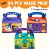 Joyfy 24pcs 3D Halloween Trick or Treat Cookies Boxes, Halloween Bakery Boxes(6"x6"x3.5") for Candies and Biscuit,Kids Adults Party Favor Supplies - 2 of 4