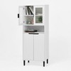 NicBex Bookcases for Living Room Storage Bookcase Bookcase with Adjustable Board and Tempered Glass Door for Home Office - 2 of 4
