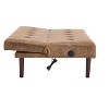 GDFStudio Adonis Foldable Tufted Tech-Cloth Fabric Sleeper Sofa with Charging Port and Adjustable Backrest - 2 of 4