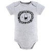 The Peanutshell Baby Boy or Girl Short Sleeve Bodysuits, 5-Pack, Safari Animals, Newborn to 24 Months - 4 of 4