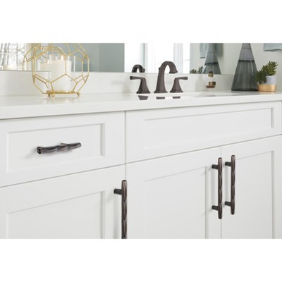 Oil Rubbed Bronze Modern Bar Pull with Mounting Hardware