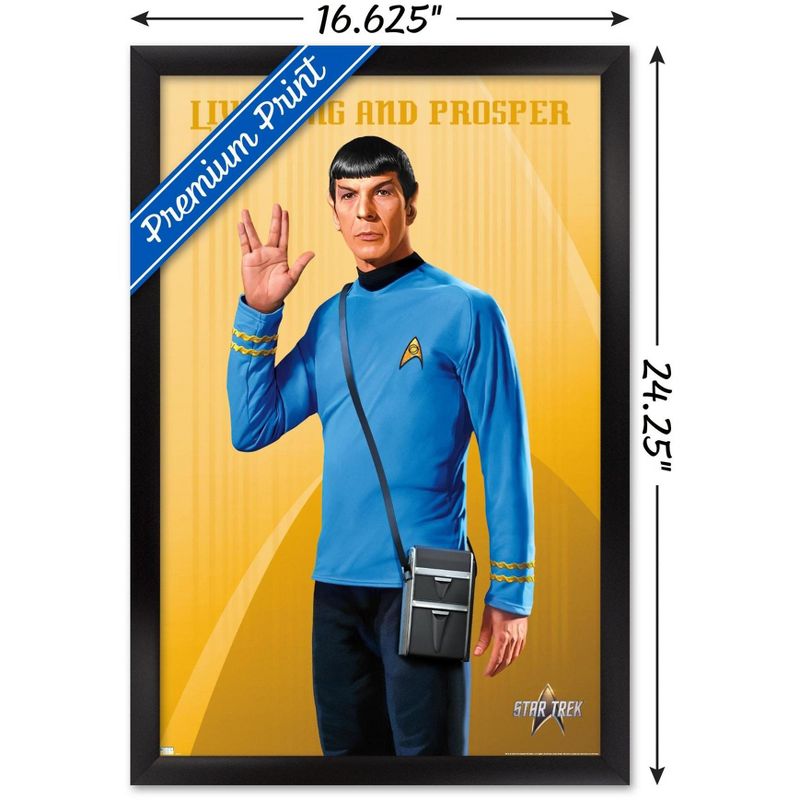 Trends International Star Trek: Universe - Spock, Live Long and Prosper Framed Wall Poster Prints, 3 of 7