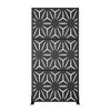 PexFix 72 in. x 35 in. Outdoor Privacy Rectangle Screen Galvanized Steel Panel Divider in Black - 2 of 4