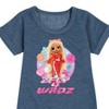 - LOL Surprise! - 2Fly 4 Wrdz Graphic Short Sleeve Fleece Dress - 2 of 4