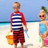 Beach Toys for Kids, 15 Pcs Kids Outdoor Beach Sand Set with Beach Molds, Beach Bucket and Rake Shovel Tool Sand Sifter, Sandbox Toys for Toddlers - 2 of 4