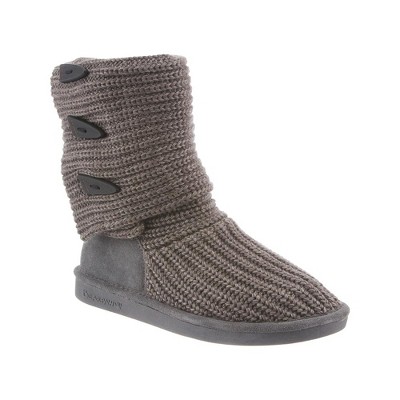 tall grey bearpaw boots