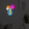 National Brand LED Wall Sign Floral: Acrylic, USB Powered, No Assembly, Integrated LED, Contemporary Decor - 2 of 4