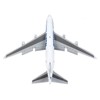 Boeing 747-400F Commercial Aircraft with Flaps Down White with Blue Tail Stripes 1/400 Diecast Model Airplane by GeminiJets - 3 of 4