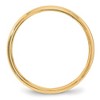 Black Bow Jewelry 4mm 10K Rose, White, or Yellow Gold Half Round Milgrain Standard Band - 2 of 4