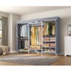 VIPEK V10C Plus Portable Closets Heavy Duty Clothes Rack Covered Wardrobe Closet Storage Rack, White Clothing Rack with Cover - 3 of 4