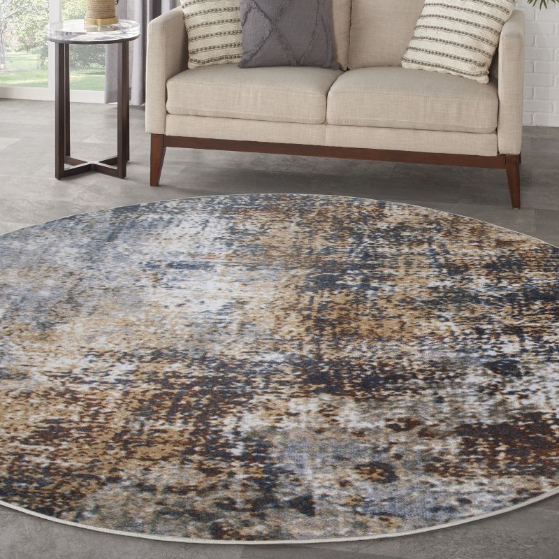 Nourison Washable Astra Modern Abstract Indoor Flatweave Area Rug, 3 of 11