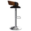 Ansley Adjustable Gas Lift Counter Height Barstool - WyndenHall: Swivel, Footrest, Chrome - 4 of 4