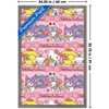 Trends International Hello Kitty and Friends: 25 Snack Time - Collage Framed Wall Poster Prints - 3 of 4