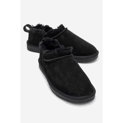 Novelle - Black Suede Genuine Leather Ankle Boot (Women) | Forever & Always Shoes