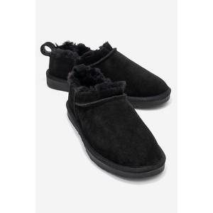 Novelle - Black Suede Genuine Leather Ankle Boot (Women) | Forever & Always Shoes - 1 of 4