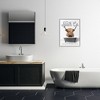 Stupell Industries Highland Cow Bubble Bath Black Framed Giclee Art - 2 of 4