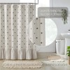 Embroidered Bee Shower Curtain 72x72  VHC Brands - 2 of 4