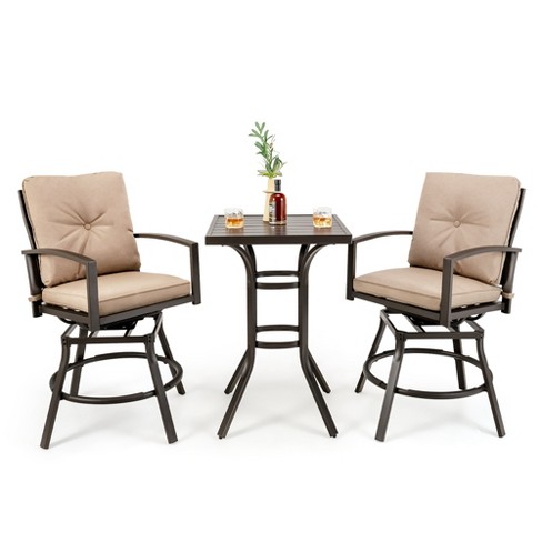 Balcony height best sale bistro set