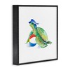 Stupell Industries Ocean Tortoise Playful Beach Ball Aquatic Turtle Framed Giclee Art, Black, 17" x 17" - 2 of 4