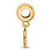 Black Bow Jewelry 14k Yellow Gold Plated Sterling Silver Montreal Canadiens NHL Bead Charm - 3 of 4