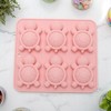 Unique Bargains Candy Moulds 6-Cavity Turtle Shape Candy Mould Hand Wash 6.5"x5.83"x0.87" 1 Pc - 2 of 4