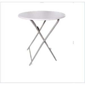 VisioGear 2PCS Folding Bar Table with Detachable Legs, Folding Table for Living Room, White, 19.69"*19.29"*43.7" - 1 of 4