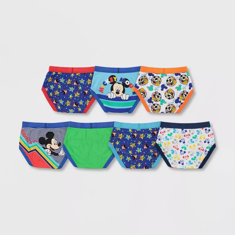 Toddler Boys 7 Pack Underwear Mickey Mouse by Mauritius