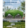 Garvee 10x20 FT Pop Up Canopy with 6 Removable Sidewalls, Heavy Duty Outdoor Canopy Tent 3 Adjustable Height Gazebo for Parties, Garden - 3 of 4