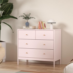pink childrens dresser Custom-made Dresser with Storage Baskets